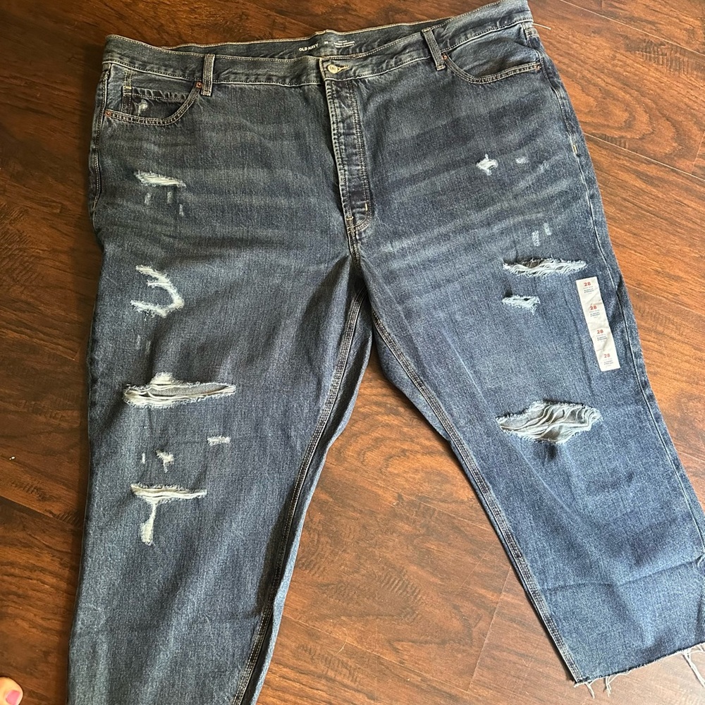 Slouchy Straight Old Navy Jeans